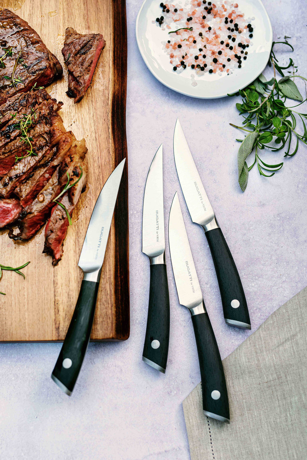 Coltelli Black Steak Knives - Set of 4