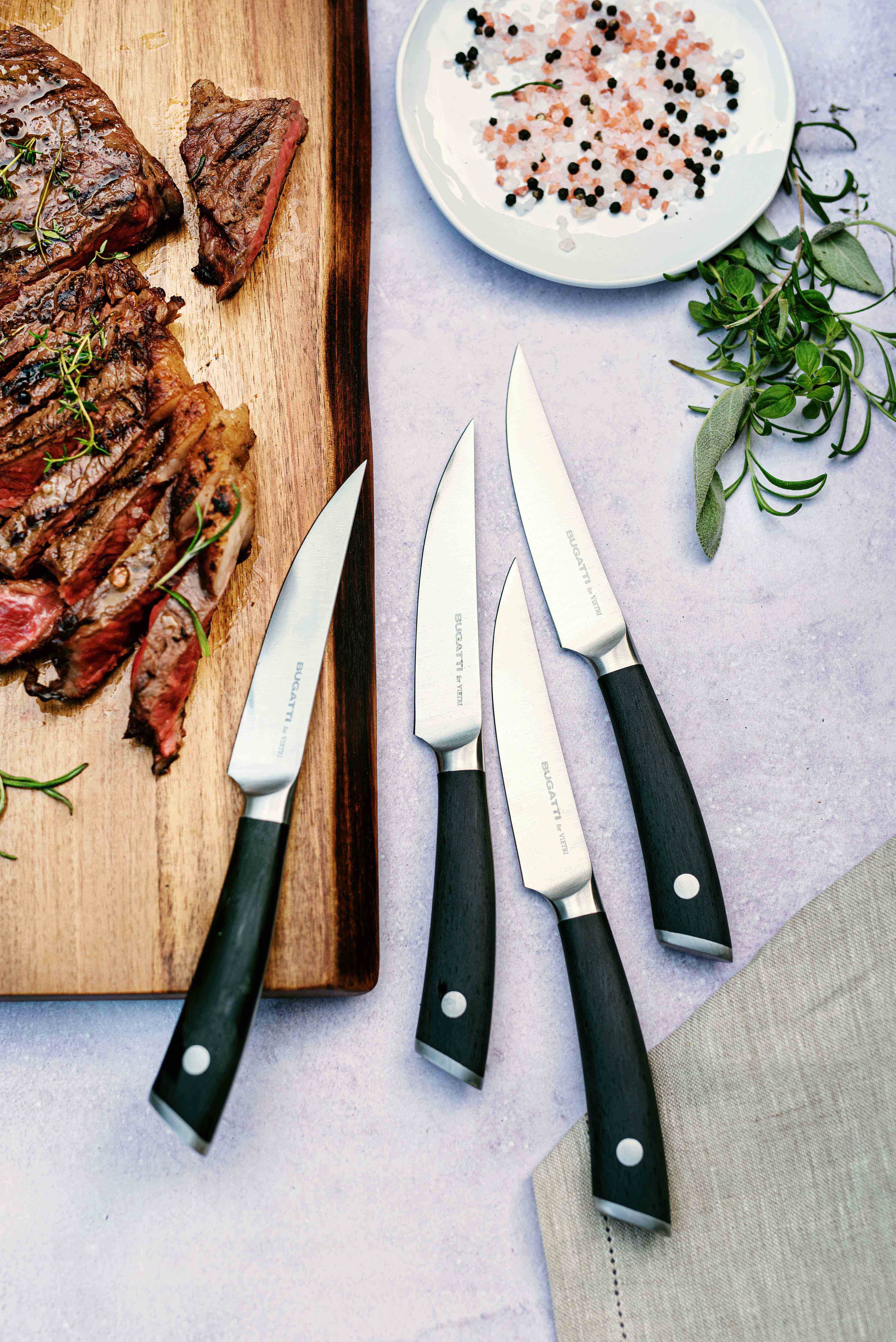 Coltelli Black Steak Knives - Set of 4